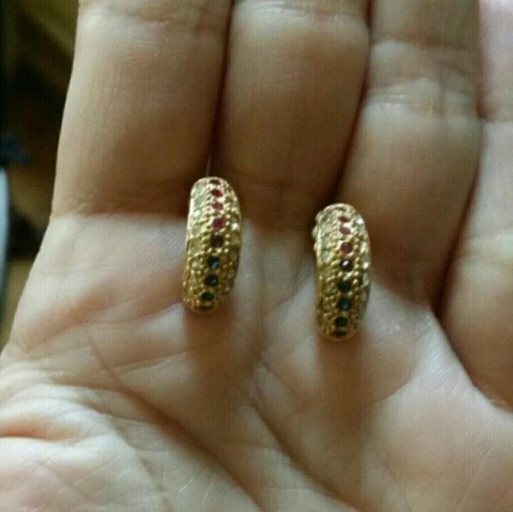 Roman marked Mother's Birthstone Earrings